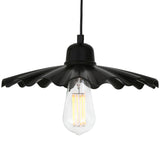 Powder Coated Matte Black Ardle Factory Pendant Light by Mullan Lighting