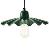Powder Coated Racing Green Ardle Factory Pendant Light by Mullan Lighting