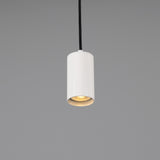Powder Coated White Evanston Brass Pendant Spotlight by Mullan Lighting