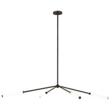 Poza Chandelier Medium Bronze By Visual Comfort Modern 