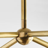 Poza Chandelier Medium Hand Rubbed Antique Brass By Visual Comfort Modern - Detailed View2