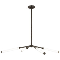 Poza Chandelier Small Bronze By Visual Comfort Modern