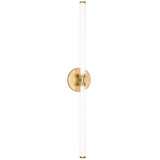 Poza Vanity Light Large Hand Rubbbed Antique Brass By Visual Comfort Modern 