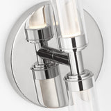 Poza Vanity Light Large Polished Nickel By Visual Comfort Modern - Detailed View2