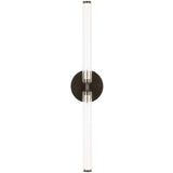 Poza Vanity Light Medium Bronze By Visual Comfort Modern - Front View