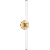 Poza Vanity Light Medium Hand Rubbed Antique Brass By Visual Comfort Modern