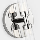 Poza Vanity Light Medium Polished Nickel By Visual Comfort Modern - Detailed View1