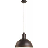 Pratt Street Metal Pendant — 16 Inch, Autumn Bronze
