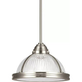 Pratt Street Prismatic Pendant — 11 Inch, Brushed Nickel