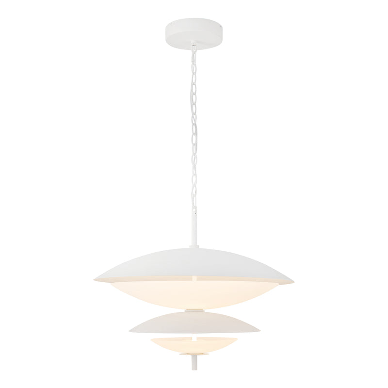 Prescott Chandelier — Antique White/Opal Matte Glass