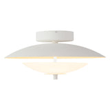 Prescott Flush Mount — Antique White/Opal Matte Glass