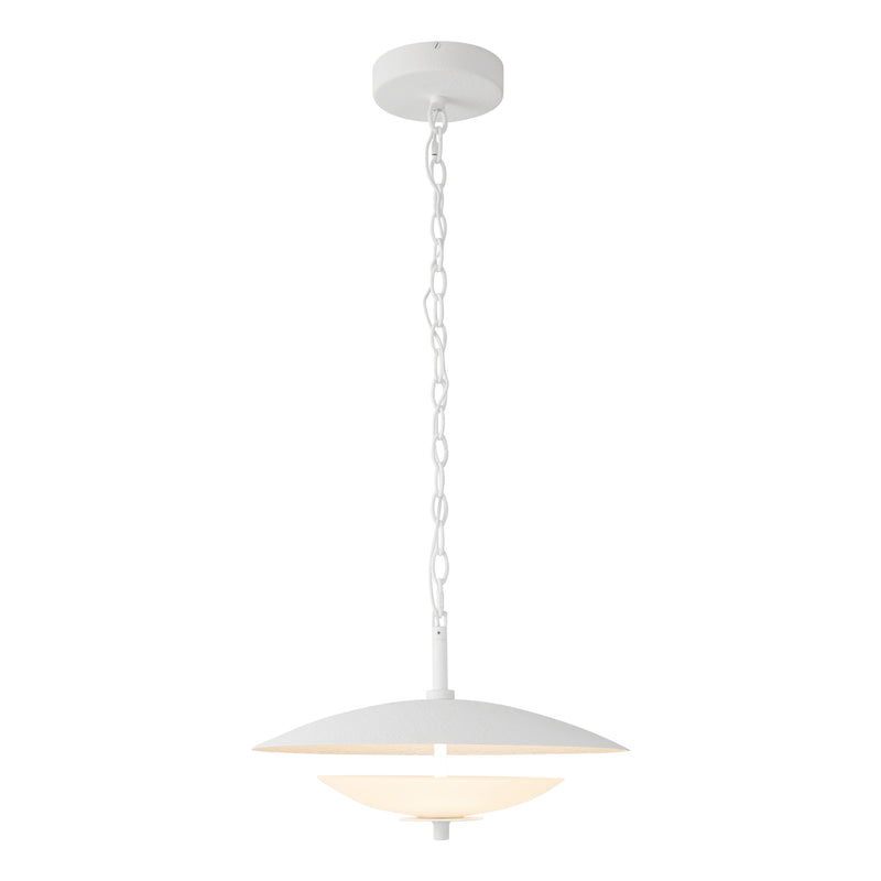 Prescott Pendant — Antique White/Opal Matte Glass