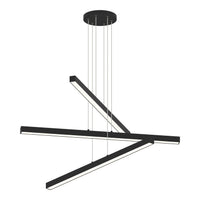 Presley Chandelier 6 Light Matte Black