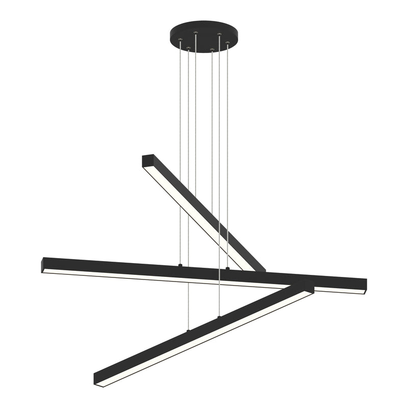 Presley Chandelier 6 Light Matte Black