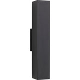 Pressa Square Wall Sconce — Large, Black