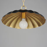 Primrose Pendant Black / Gold Leaf by Maxim Lighting