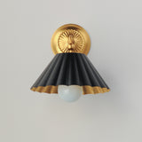 Primrose Wall Sconce Black / Gold Leaf by Maxim Lighting