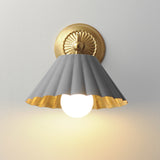 Primrose Wall Sconce Dark Grey / Gold Leaf by Maxim Lighting