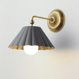 Primrose Wall Sconce Dark Grey / Gold Leaf by Maxim Lighting