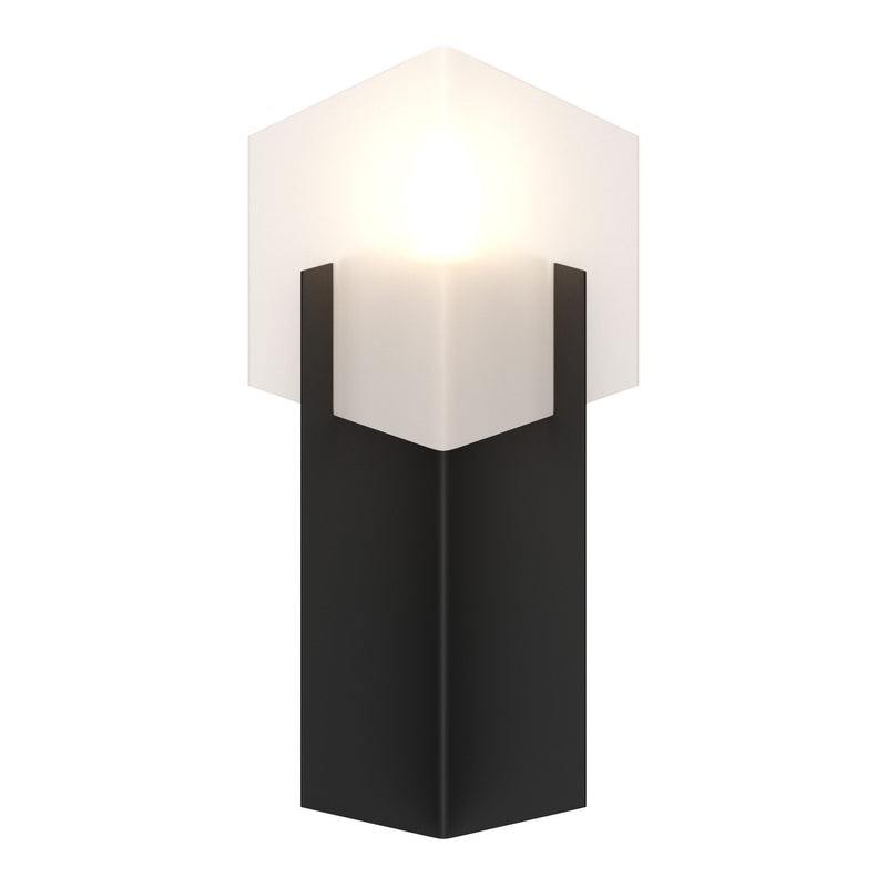 Prisma 1-Light Wall Sconce in Black by Hubbardton Forge