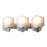 Prisma Vanity Light, shown in Sterling, by Hubbardton Forge