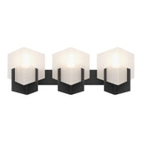Prisma Vanity Light in Black by Hubbardton Forge