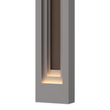 Procession Outdoor Wall Light Large in Coastal Burnished Steel, Coastal Bronze by Hubbardton Forge