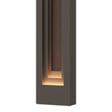 Procession Outdoor Wall Light Large in Coastal Dark Smoke, Coastal Bronze by Hubbardton Forge