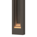 Procession Outdoor Wall Light Large in Coastal Dark Smoke, Coastal Natural Iron by Hubbardton Forge