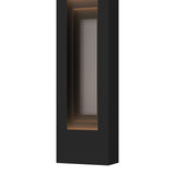 Procession Outdoor Wall Light Small in Coastal Black, Coastal Burnished Steel by Hubbardton Forge
