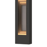 Procession Outdoor Wall Light Small in Coastal Natural Iron, Coastal Burnished Steel by Hubbardton Forge