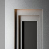 Procession Outdoor Wall Light Small detail in Coastal Burnished Steel, Coastal Black, by Hubbardton Forge
