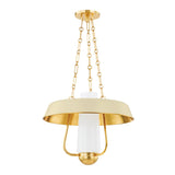 Provincetown Lantern - Aged Brass with Soft Sand by Hudson Valley