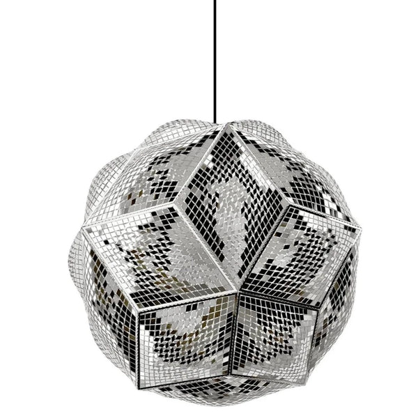 Puff Pendant By Tom Dixon, Finish: Stainless Steel