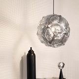 Puff Pendant By Tom Dixon, Finish: Stainless Steel