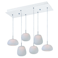 Puffs 6-Light LED Pendant by ET2 - White