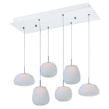 Puffs 6-Light LED Pendant by ET2 - White