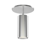 Pullman Retractable Spot Light by ET2 - Satin Nickel cylindrical spotlight