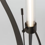 Pulse Floor Lamp detail in Oil Rubbed Bronze, by Hubbardton Forge