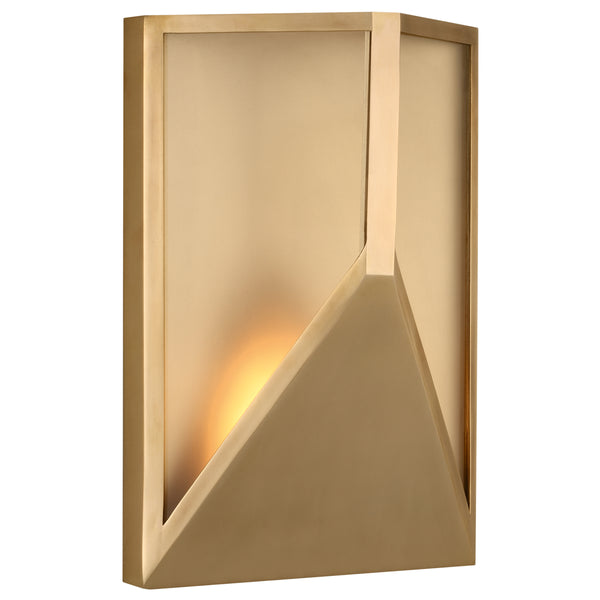 Punto Wall Light Small Hand Rubbed Antique Brass By Visual Comfort Modern