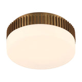 Purgos Flush Mount 12 Inch Antique Brass by Eurofase