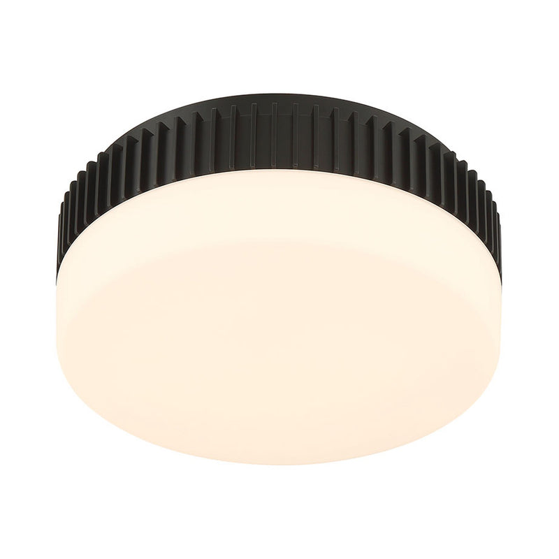 Purgos Flush Mount 12 Inch Matte Black by Eurofase