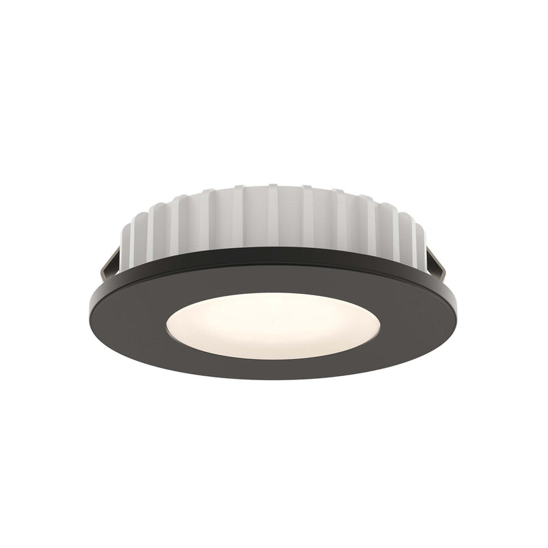 Push Puck Recessed Puck Light by Dals - Black