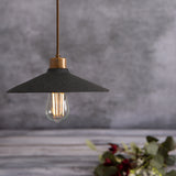 Pyrus Pendant - Black Clay