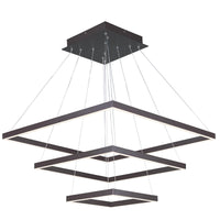 Quad 3-Tier LED Pendant by ET2 - Bronze