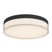 Quara Flush Mount — Black