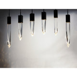 Quartz 6-Light LED Pendant by ET2 - Black