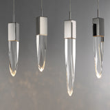 Quartz LED Pendant by ET2 - 12-Light, Polished Chrome