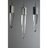 Quartz LED Pendant by ET2 - 3-Light, Polished Chrome
