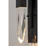Quartz LED Wall Sconce by ET2 - Black